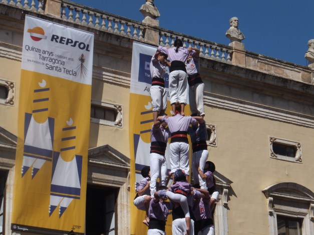 Human towers at the fiesta Santa Tecla Tarragona